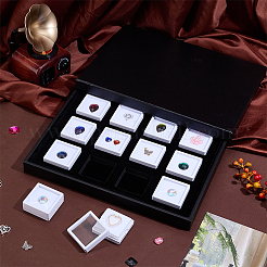 Подставки для украшений из акрила и искусственной кожи&nbsp;CON-WH0089-135A