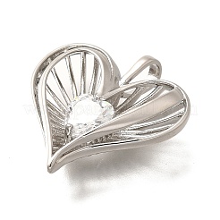 Латунные микро проложить кубического циркония подвески&nbsp;KK-B128-10P