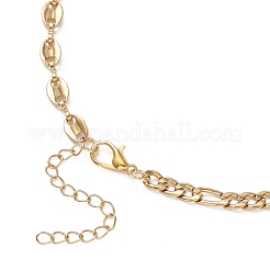 Женские цепочки из нержавеющей стали 304 с подвеской в виде черного сердца из сплава эмали&nbsp;NJEW-JN05565