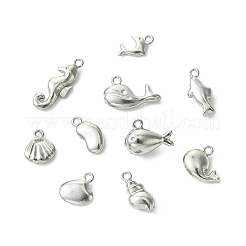 40 шт. 10 подвески из нержавеющей стали 304 в морском стиле&nbsp;STAS-CJ0002-76