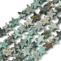 Бусы натуральная африканская бирюза (яшма)&nbsp;G-F817-A14-01