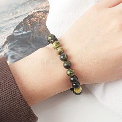 2 нити натуральных серпантиновых бусин&nbsp;G-OC0002-70