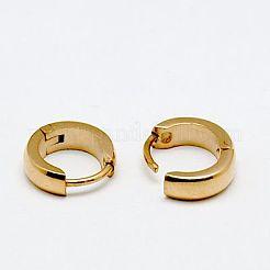 Модные серьги-кольца из нержавеющей стали 304&nbsp;EJEW-G120-25B