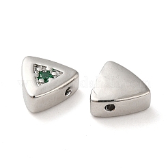 Бусина из латуни с микропаве&nbsp;KK-H455-08P-03