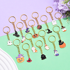 16 шт. брелки из эмалированного сплава&nbsp;KEYC-YW00217