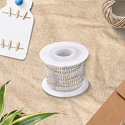 2 ряд стеклянных страз для отделки автомобиля&nbsp;DIY-WH20023-39B