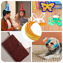 32 шт. 4 цвета круглый эластичный колючий шнур для переплета маски шляпы книги&nbsp;FIND-TA0008-88B