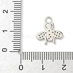 Латунные микропаве прозрачные подвески с фианитом&nbsp;LS-KK-H528-05A-P