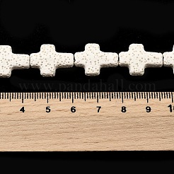 Бусы из натуральной лавы&nbsp;G-L498-E01-01C