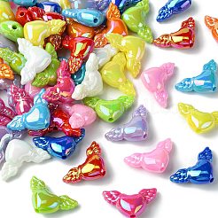 60шт 10 цвета ab цветные акриловые бусины&nbsp;MACR-CJ0002-03