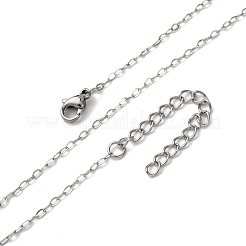 Ожерелья из цепочек из нержавеющей стали 304 толщиной 1.5 мм&nbsp;NJEW-T016-29P