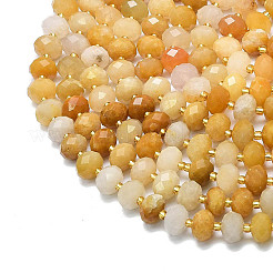 Природный Топаз нефрита бисер нитей&nbsp;LS-G-P573-A57-01