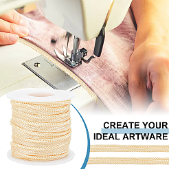 10 ярд полиэфирной скрученной отделки шнуром для губ&nbsp;OCOR-BC0006-28B