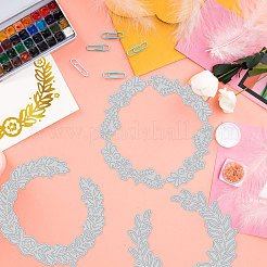 Металлические штампы из углеродистой стали с горячей фольгой&nbsp;DIY-WH0226-005