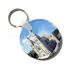 Сублимационные двусторонние пустые брелки из мдф&nbsp;LS-ZXFQ-PW0001-042