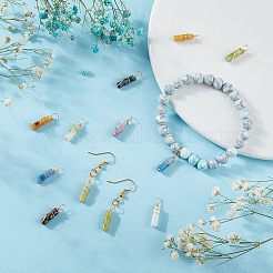 36шт 9 стиля подвески из натуральных смешанных камней&nbsp;FIND-FH0005-08