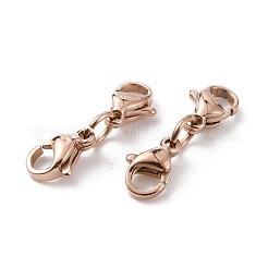 Двойные карабины из нержавеющей стали 304&nbsp;STAS-WH0027-43RG