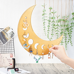 Деревянные серьги дисплеи&nbsp;ODIS-WH0020-51