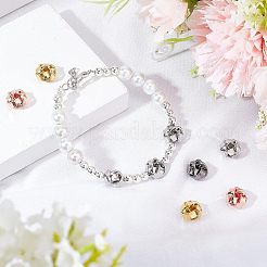 16шт 4 цвета латунные бусины&nbsp;FIND-FH0004-19