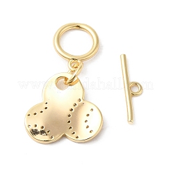 Латунные застежки-молнии из прозрачного кубического циркония&nbsp;KK-P234-90G