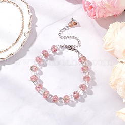 2шт 2-х цветные браслеты из бисера лэмпворк для женщин&nbsp;BJEW-JB12135