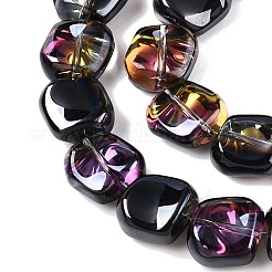 Стеклянные бусины с гальваническим покрытием &nbsp;EGLA-N012-07Y