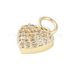 Покрытие стойки латунь микропаве прозрачные кубические циркониевые подвески&nbsp;KK-Z060-07G-02