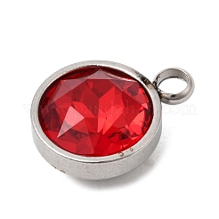 Подвески из нержавеющей стали с тематикой камней по знаку зодиака января&nbsp;STAS-G082-17P-01