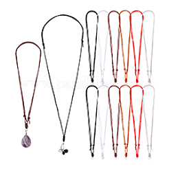 30 шт. 6 цвета регулируемые нейлоновые нити для изготовления ожерелий&nbsp;AJEW-PH01642