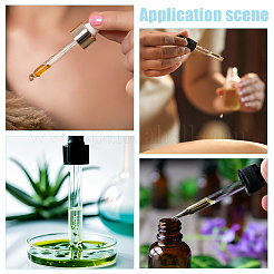 Стеклянные капельницы с прямым наконечником&nbsp;AJEW-WH0248-783