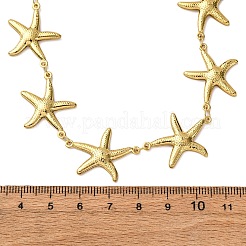 Пляжные ожерелья из нержавеющей стали 304 с морскими животными для женщин&nbsp;NJEW-G178-04G-03