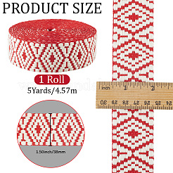 5 ярд полиэстерово-хлопковой ленты в этническом стиле&nbsp;DIY-CY0001-76B