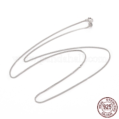 Ожерелье из цепочек из стерлингового серебра с родиевым покрытием&nbsp;STER-I021-07P