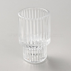 Двухсторонний стеклянный подсвечник AJEW-WH0596-189B