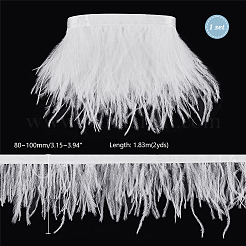 2 ярд модной ткани из страусиных перьев&nbsp;FIND-GA0003-68A