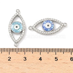Подвески-коннекторы с прозрачными кубическими циркониями и эмалью в виде коннектора 