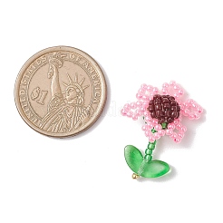 Подвески из стеклянных бусин&nbsp;PALLOY-MZ00875-01