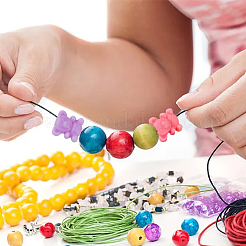 250 шт. Непрозрачные акриловые бусины&nbsp;MACR-HY0001-05