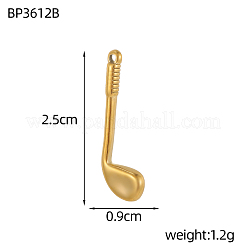 Подвески из нержавеющей стали 304&nbsp;STAS-OY006-12G