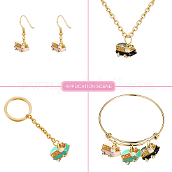 Подвески из сплава 15шт 3 цветов&nbsp;ENAM-CJ0002-26