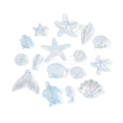 Прозрачные акриловые бусины с океанской тематикой&nbsp;TACR-T028-69-01A