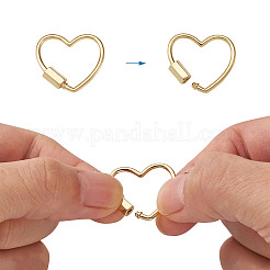 Латунные брелоки с карабином&nbsp;KK-TA0007-82G