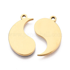 Подвески из нержавеющей стали 304 с эмалью&nbsp;STAS-T074-02G