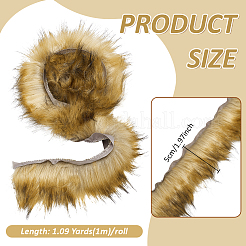 Лента из искусственного меха из акрилового волокна длиной 1 м&nbsp;OCOR-BC0009-20A