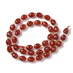 Природного сердолика нитей бисера&nbsp;G-F809-A22-01