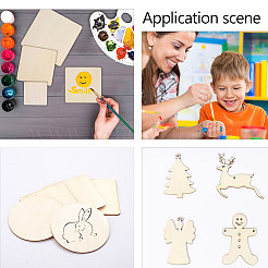 Деревянные кабошоны и губки для мытья посуды WOOD-PH0008-47