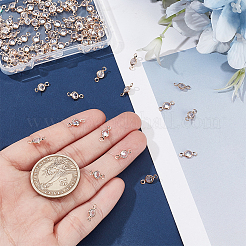 100 шт. подвески-коннекторы из сплава прозрачного кубического циркония&nbsp;FIND-UN0007-52