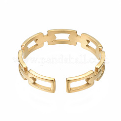 Кольцо-манжета прямоугольной формы из нержавеющей стали 304&nbsp;RJEW-T023-70G