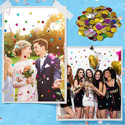 100 г бумажного конфетти для разбрасывания по столу&nbsp;AJEW-SP0002-85