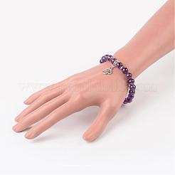 Браслеты с подвесками из сплава OM BJEW-JB02377